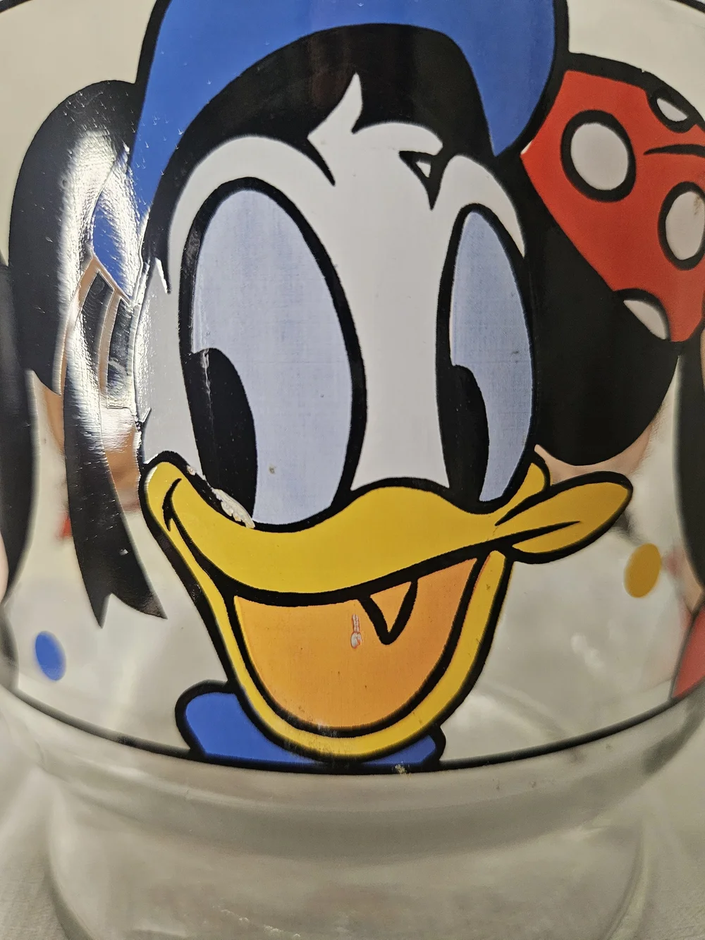 Vintage Anchor Hocking Disney Juice Glass Carafe